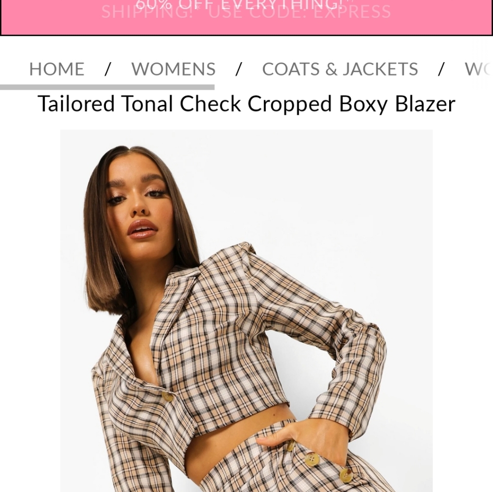 Cropped Blazer